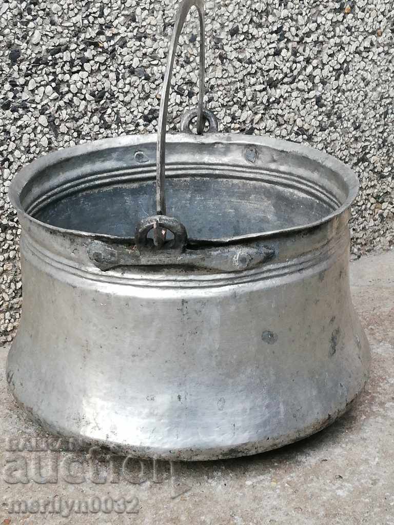 Delivery of Tinned cauldron copper copper vessel mence menec Delivery of Tinned cauldron copper copper vessel mence menec