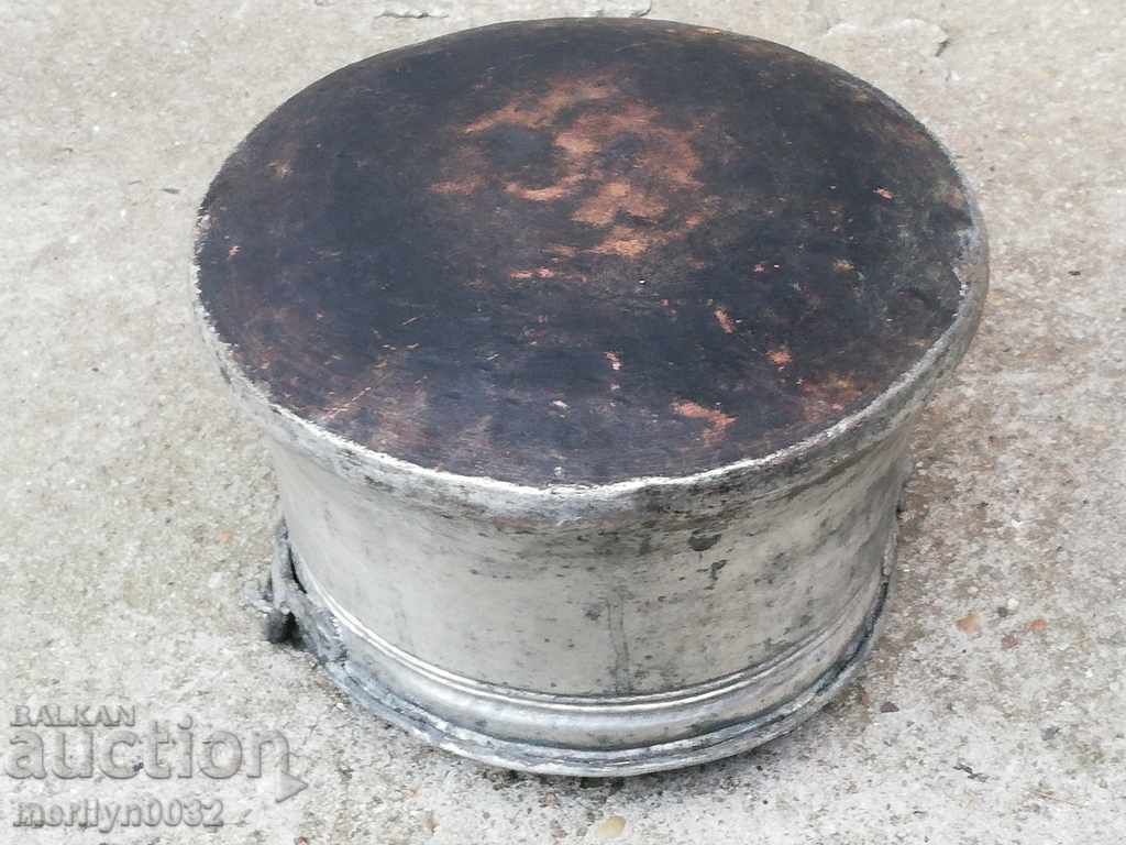 Tinned cauldron copper copper vessel mence menec - 7 Tinned cauldron copper copper vessel mence menec - 7