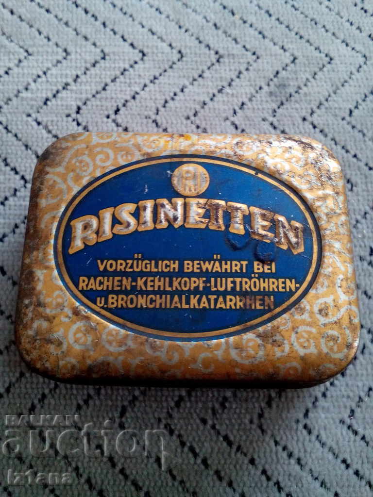 Old box RISINETTEN with price 6.00 BGN | € 3.07 Old box RISINETTEN with price 6.00 BGN | € 3.07
