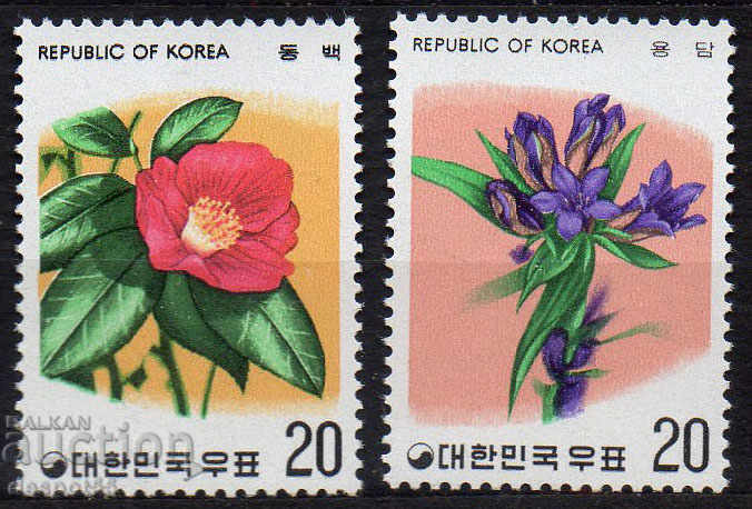 1975. Юж. Корея. Цветя.