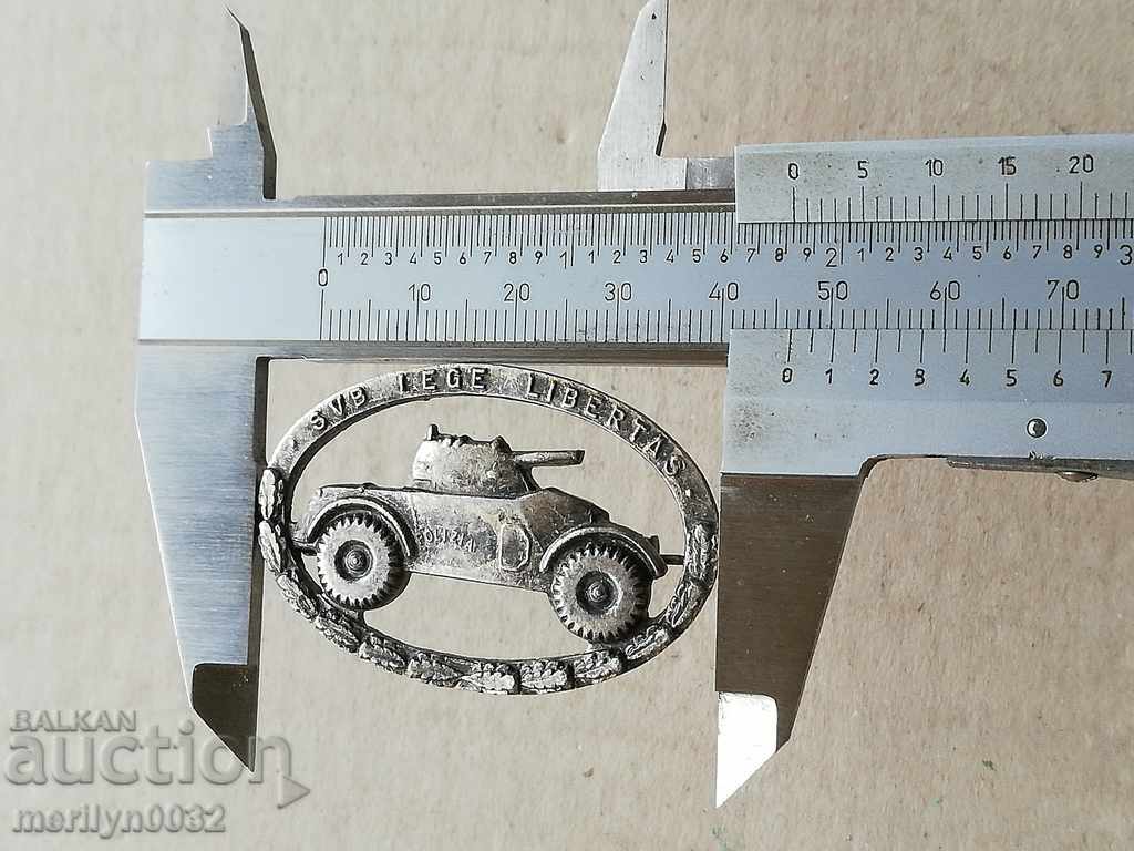 Auction Silver Badge Police Auction Silver Badge Police