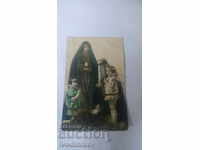 Καρτ ποστάλ προσεύχομαι στο νεογέννητο 1928