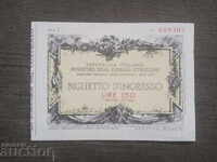 150 lire Bilet pentru muzeu italian