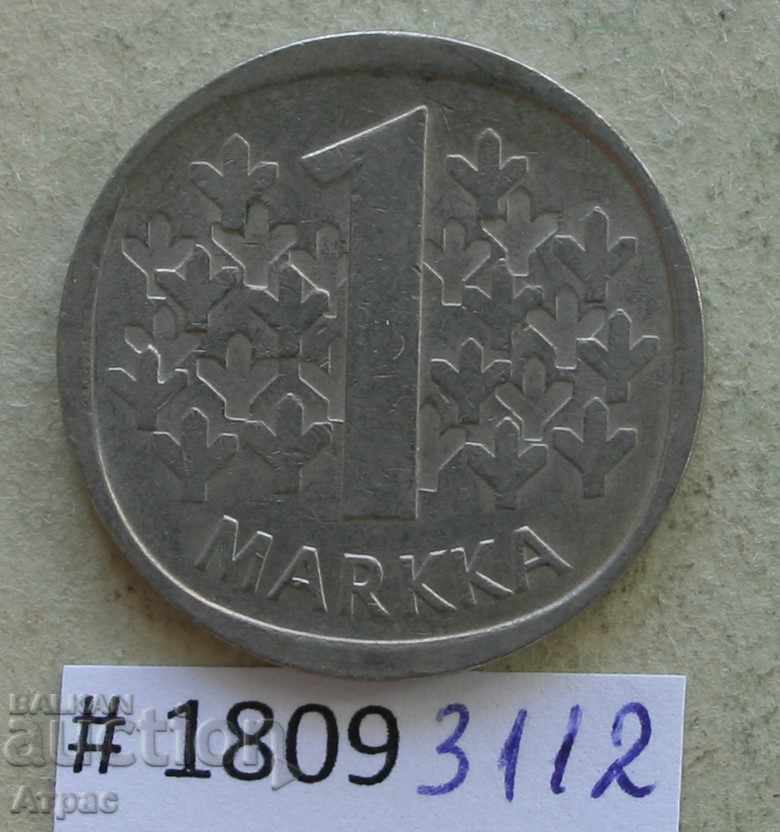 1 марка 1977 Финландия