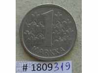 1 марка 1980 Финландия
