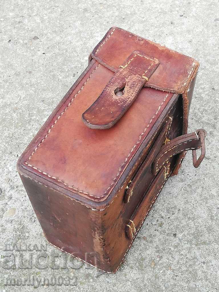 Leather baler for BATTERY case holster WW2 Second World - 5