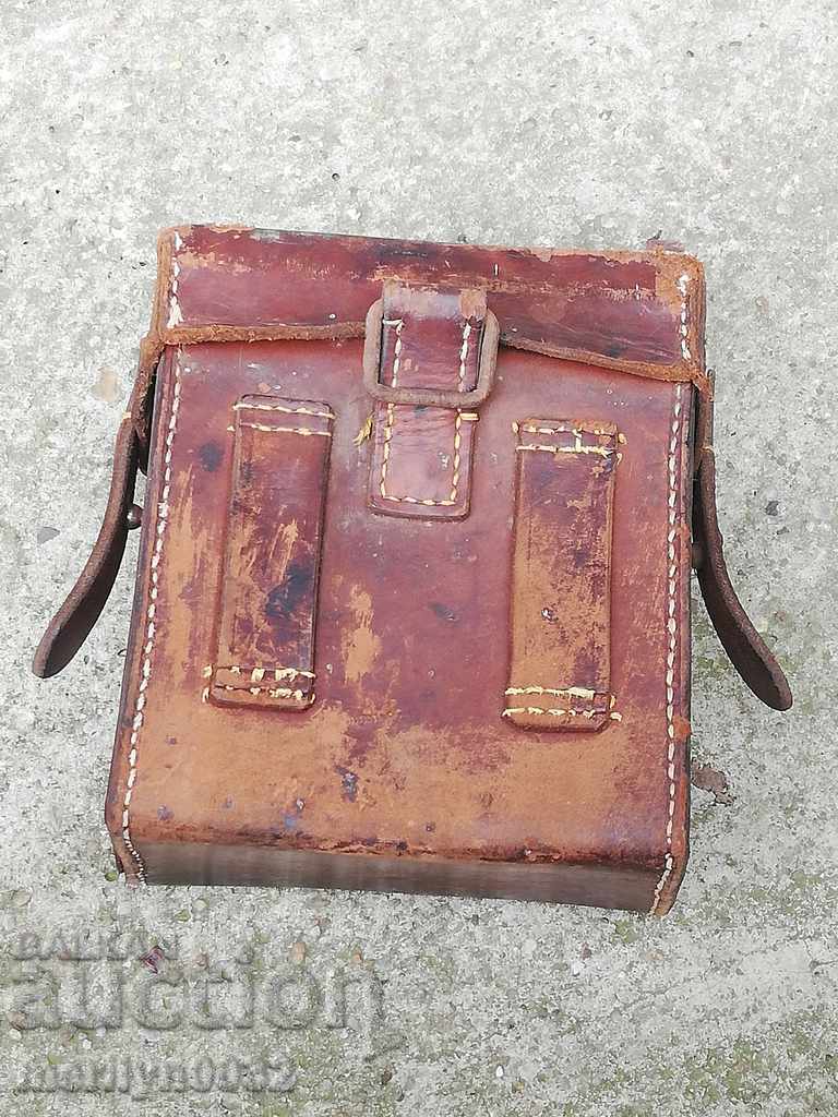 Leather baler for BATTERY case holster WW2 Second World