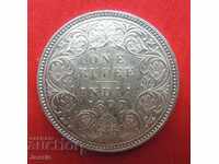 1 рупия 1877 Индия сребро