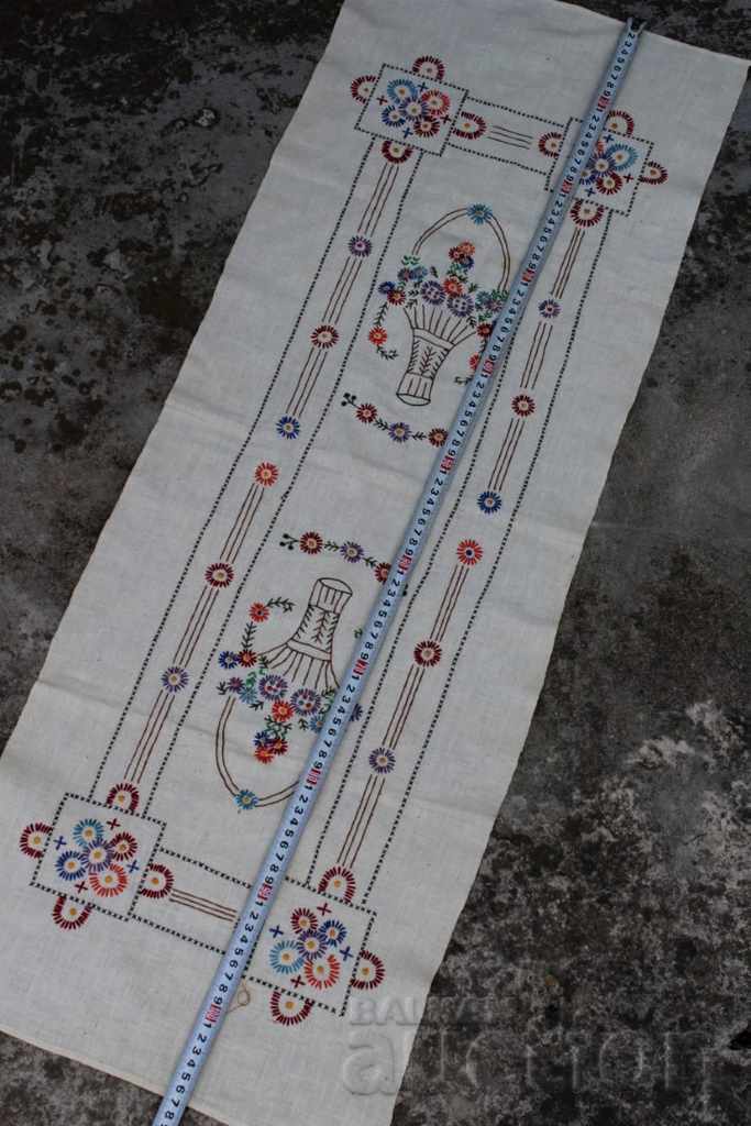 Auction AUTHENTIC WOVEN TOWEL EMBROIDERY WARE MESSAL COVER EMBROIDERED Auction AUTHENTIC WOVEN TOWEL EMBROIDERY WARE MESSAL COVER EMBROIDERED