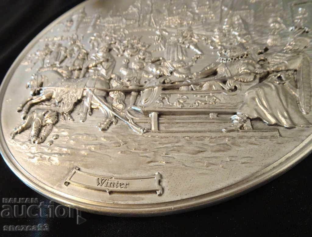 WMF embossed panel, tin painting Winter. with price 36.00 BGN | € 18.41 WMF embossed panel, tin painting Winter. with price 36.00 BGN | € 18.41