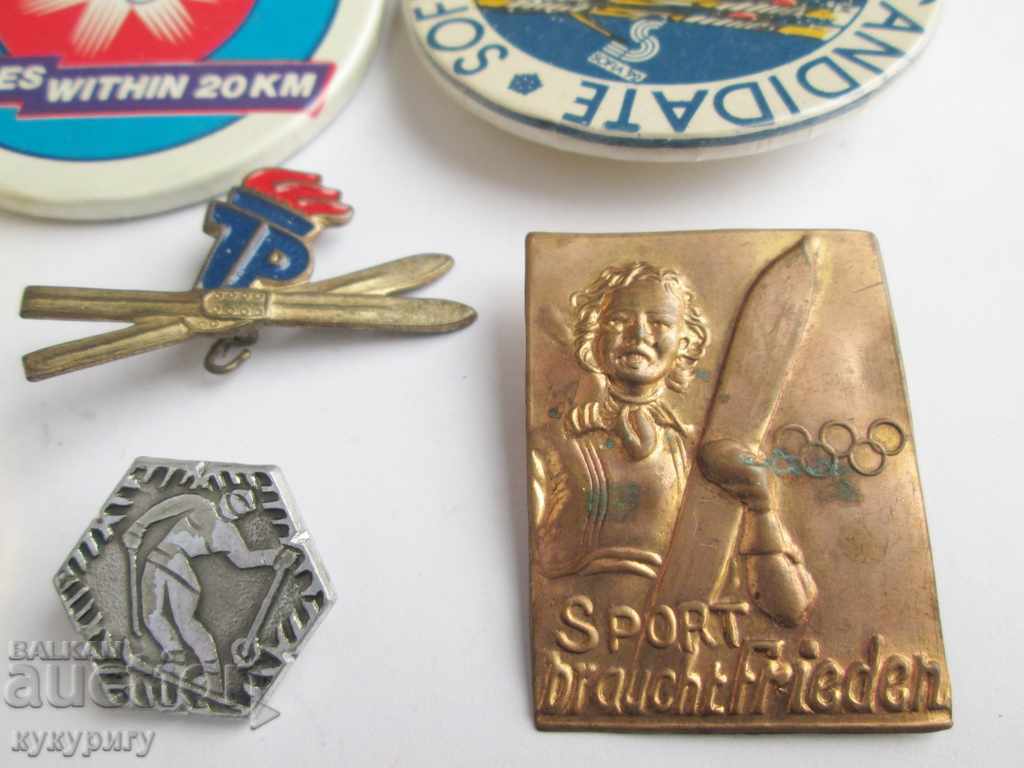 Delivery of Lot Ski Ski Sports Ski Badge Collection Delivery of Lot Ski Ski Sports Ski Badge Collection