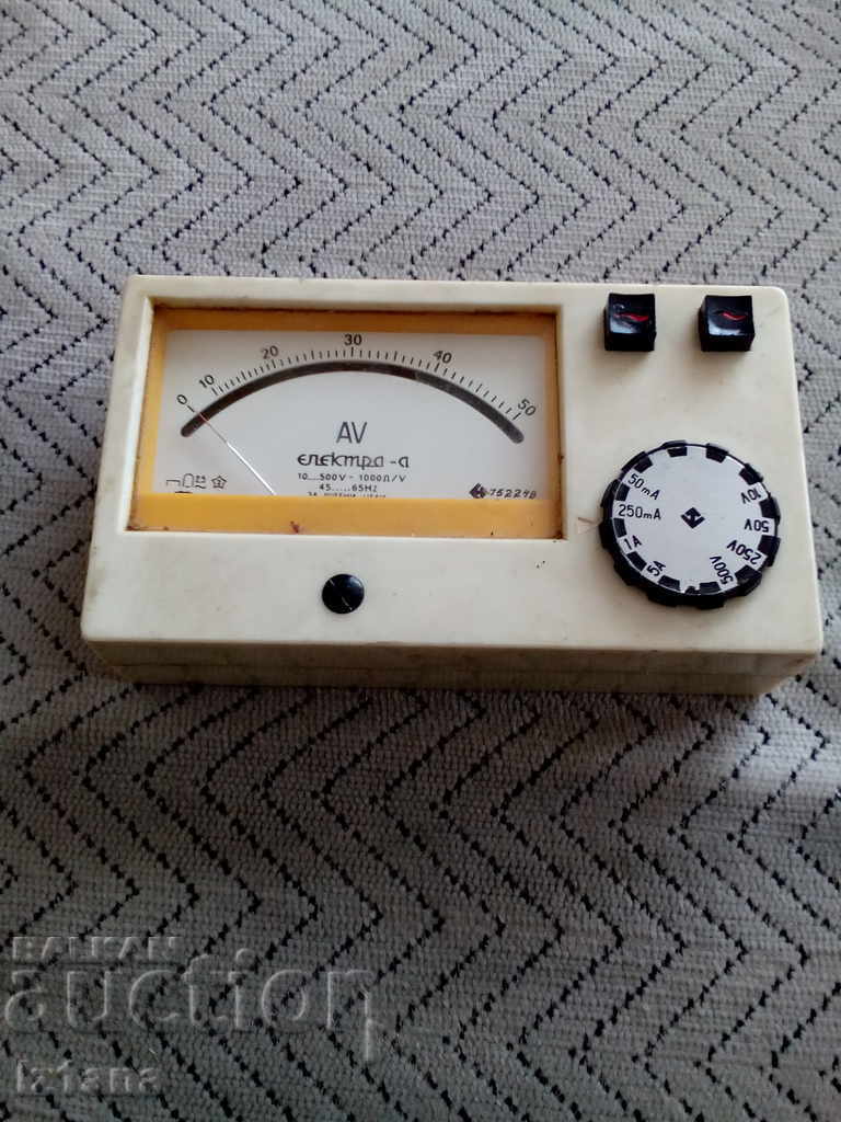 Old Ampere Volt Meter