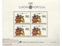 1988. Portugalia. Europa - Transport și comunicații. Block.