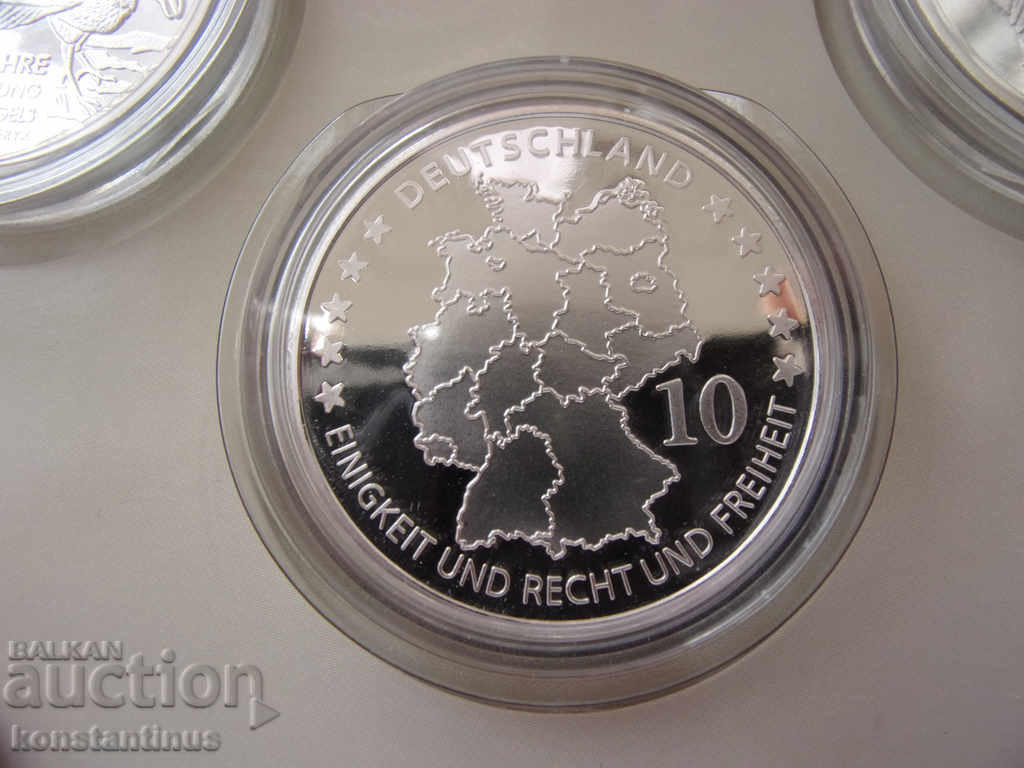 Germania 6 x 10 € 2011 Proba 35,1 mm. 16 g UNC PROOF - 7