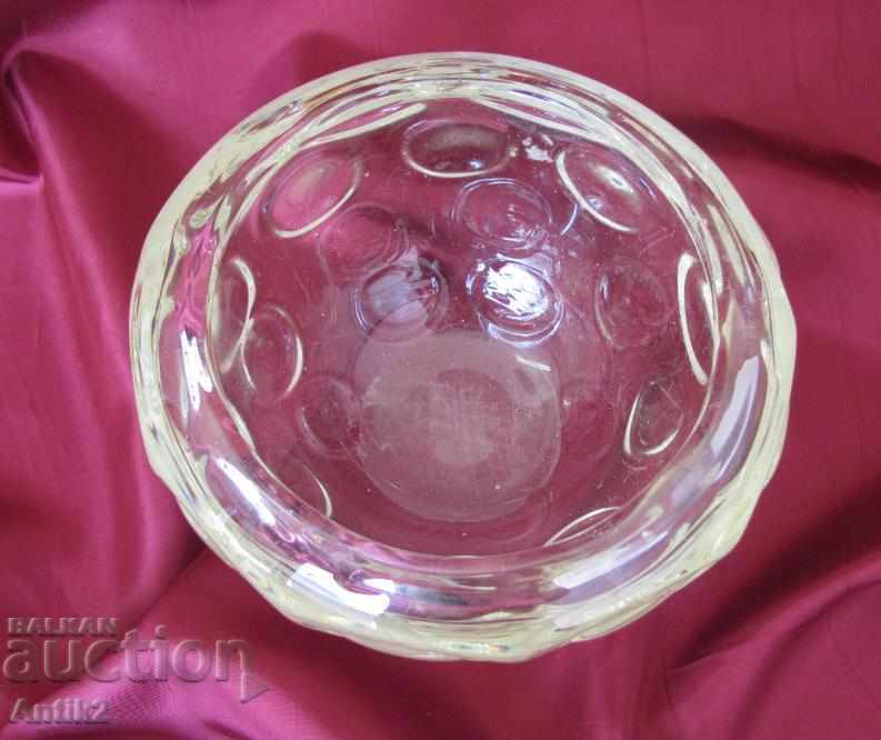 Licitație Secolul 19 din sticlă de sticlă foarte masivă, vază