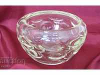 19th century Crystal Glass very massive Cup, Vase