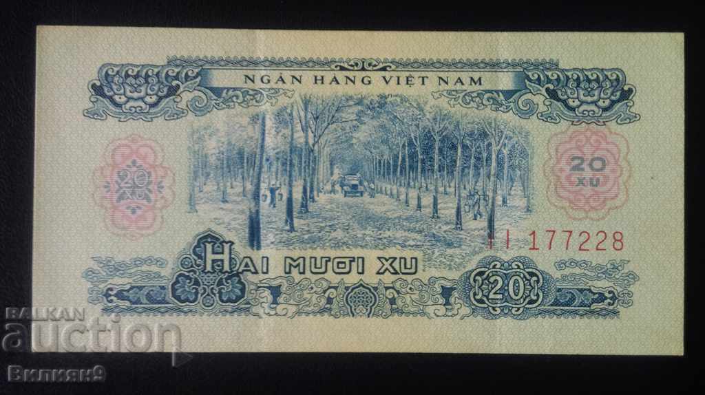 20 xu 1966 Vietnam de Sud AUNC