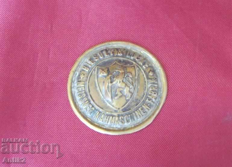 Auction 19th Century Bronze Emblem on the Cashier Auction 19th Century Bronze Emblem on the Cashier