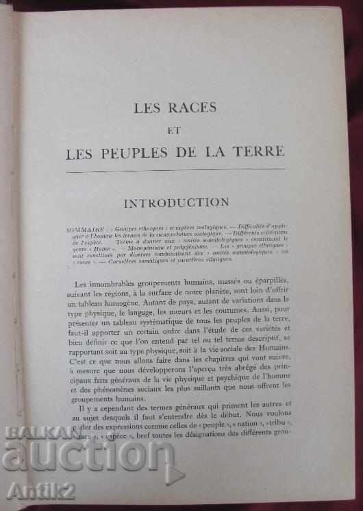 Auction  1926 LES RACES ET LES PEUPLES rare