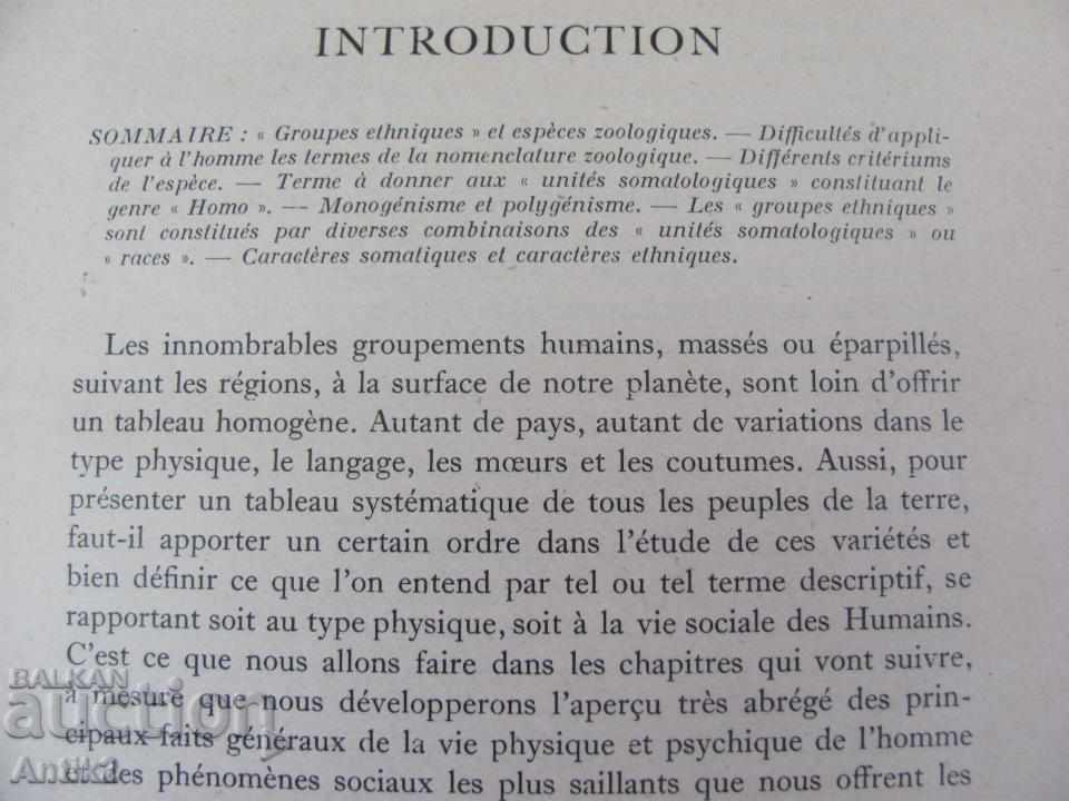 Delivery of 1926 LES RACES ET LES PEUPLES rare