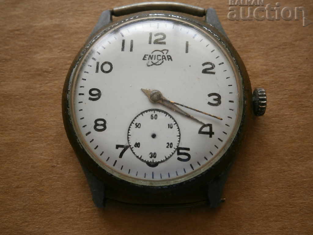 enicar швейцарски мъжки ръчен часовник здрав баланс