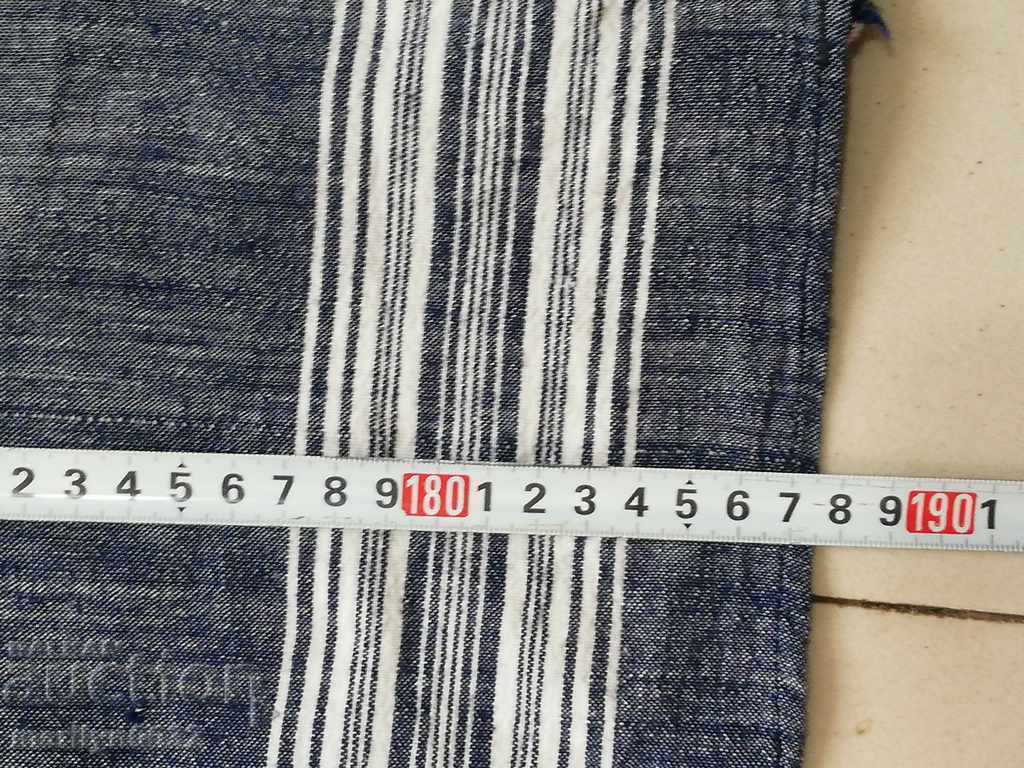 Old handwoven bed sheet with lace border embroidery - 5 Old handwoven bed sheet with lace border embroidery - 5