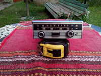 Old Russian car radio, radio receiver