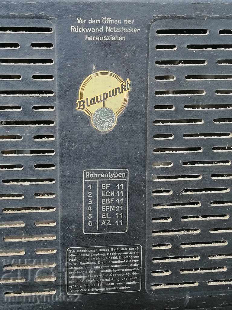 Παλιό ραδιόφωνο, ραδιοφωνικό σετ BLAUPUNKT 1935 REDKAZ - 5 Παλιό ραδιόφωνο, ραδιοφωνικό σετ BLAUPUNKT 1935 REDKAZ - 5