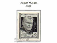 1979. Austria. August Musger (1868-1929), un fizician.