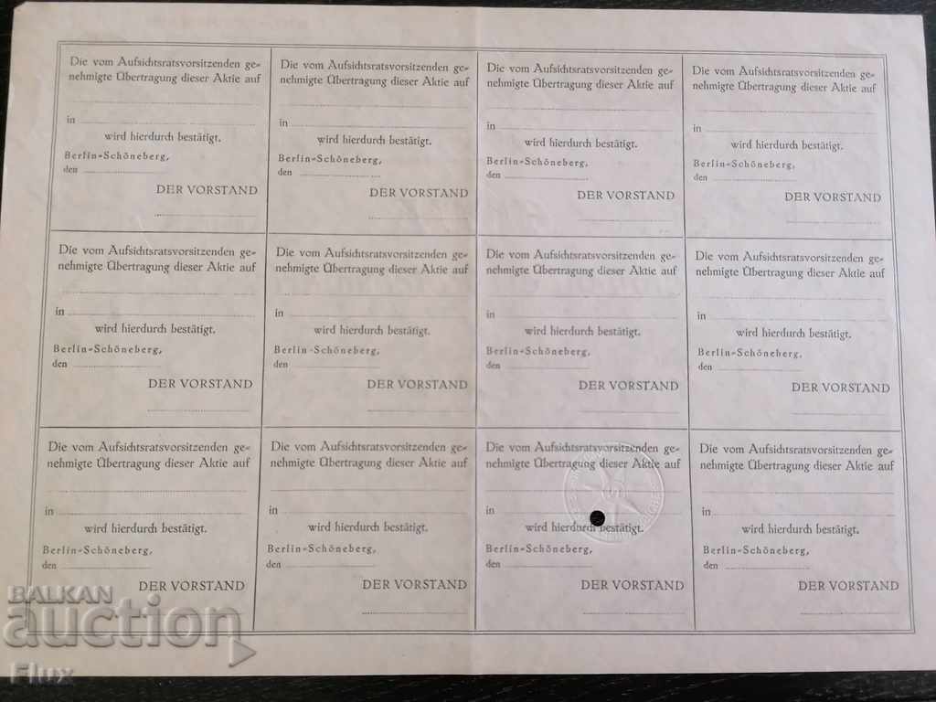 Action | Alba-Nordstern Lebensversicherungs | 1925 - 5 Action | Alba-Nordstern Lebensversicherungs | 1925 - 5
