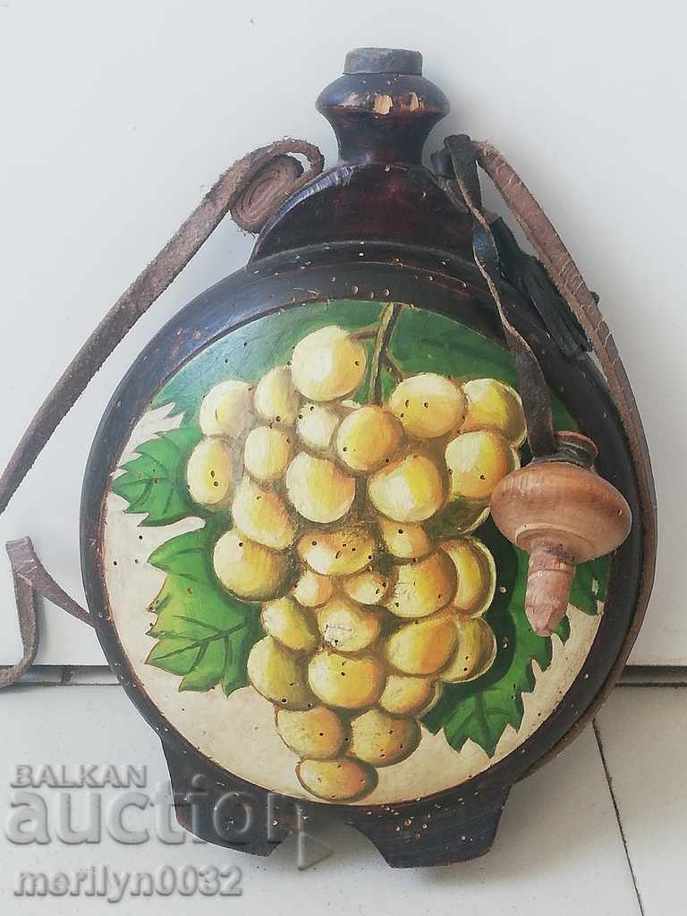 Painted cracker, wooden bucket - 6