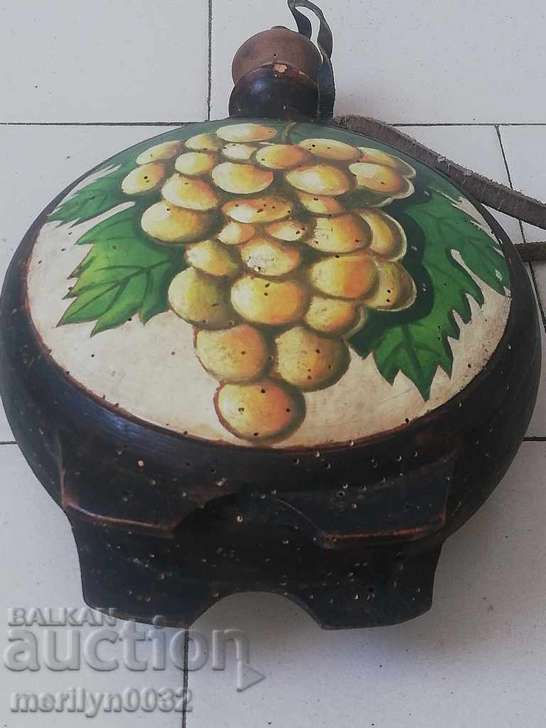 Painted cracker, wooden bucket - 7
