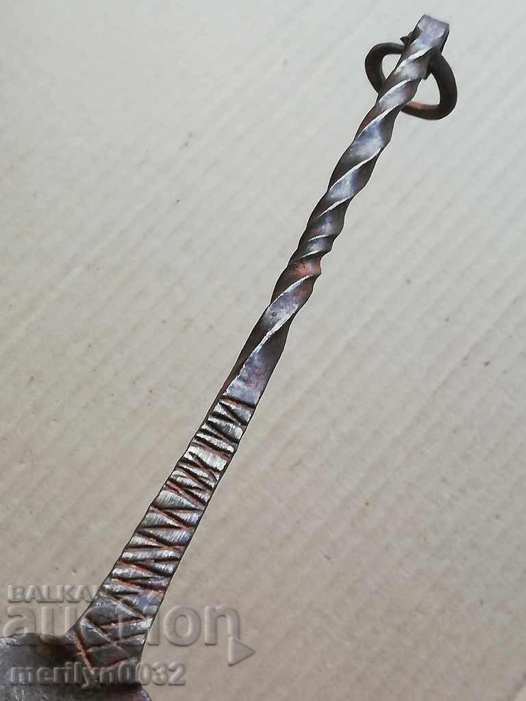 Auction  Old forged scabbard, gingerbread, gingerbread, bruises