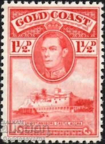 Gold Coast 1938 KGVI 1.1/2d Scarlet   SG122  MNH
