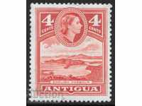 Antigua 1953 4c. Κόκκινο SG153 MNH