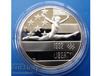 SUA ½ Dolar 1992 PROOF UNC Rare