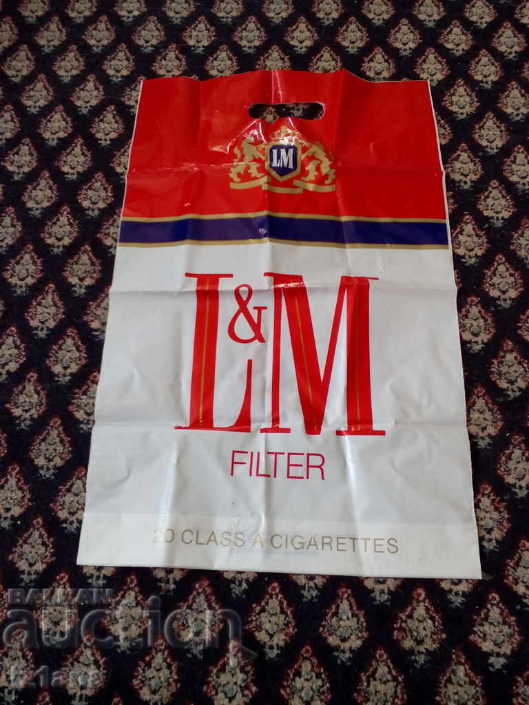 Old L&M pouch with price 12.00 BGN | € 6.14 Old L&M pouch with price 12.00 BGN | € 6.14