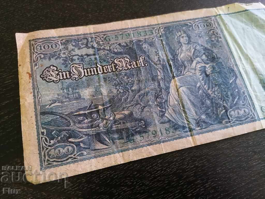 Reich banknote - Germany - 100 marks | 1910 with price 12.00 BGN | € 6.14