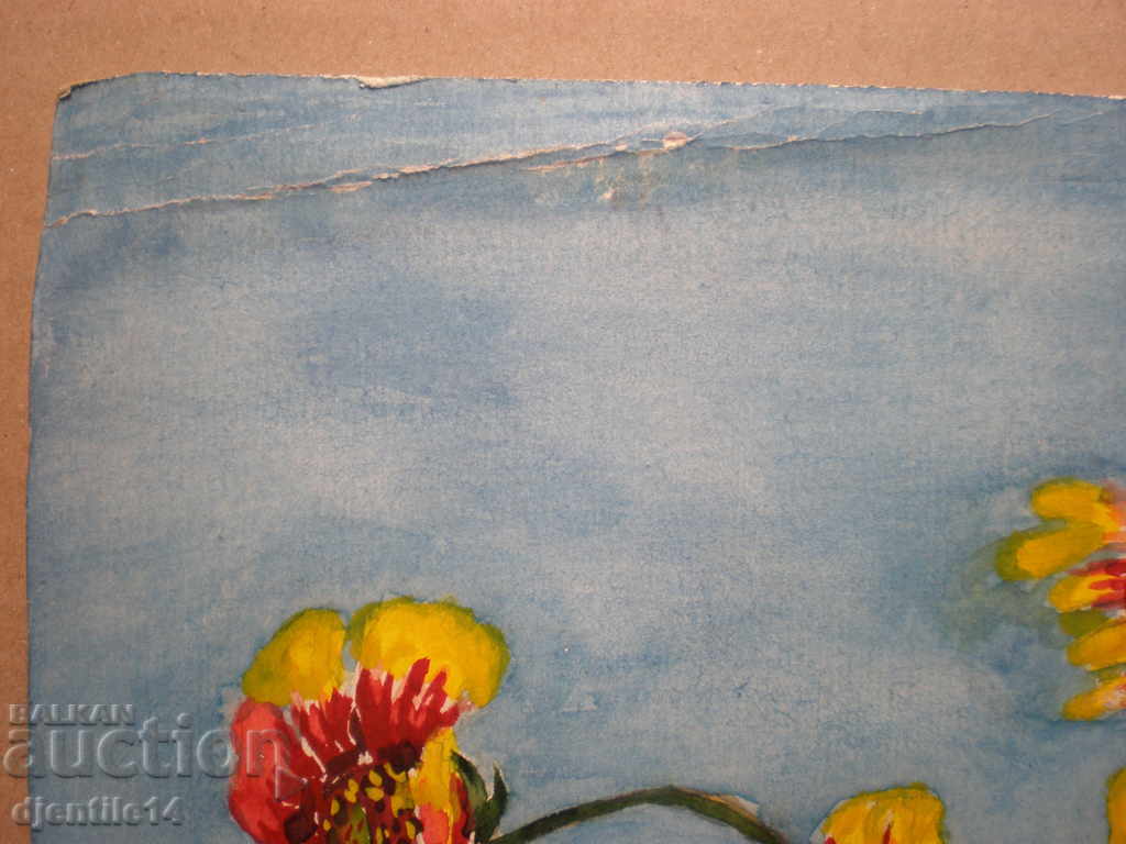 Licitație desen acuarela.