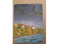 desen în ulei pe carton