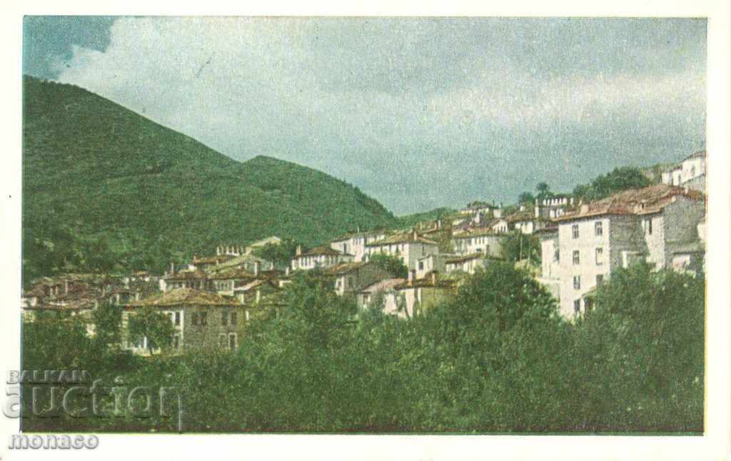 Old card - the Rhodope Mountains, Ustovo