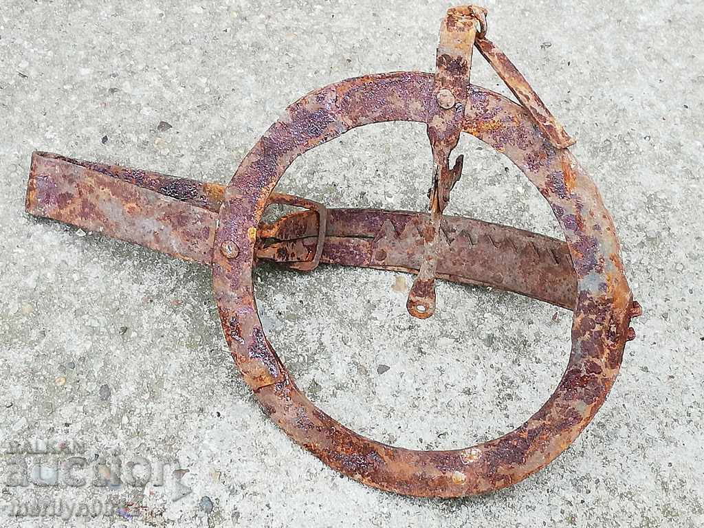 Delivery of Old hand forged trap