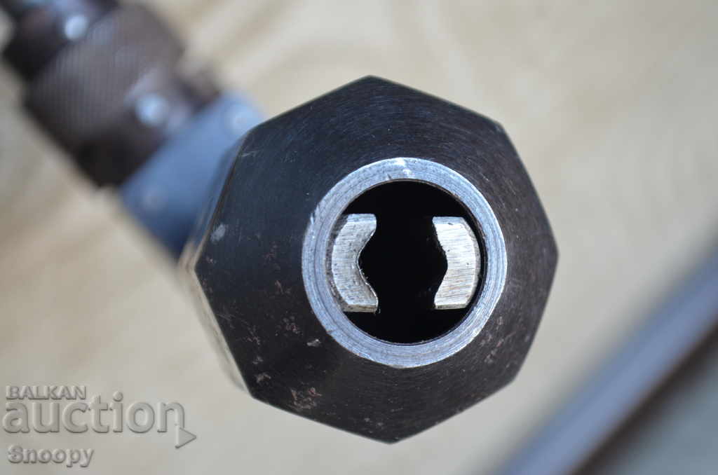 Стоманен дърводелски пробивен инструмент с дървени дръжки - 6