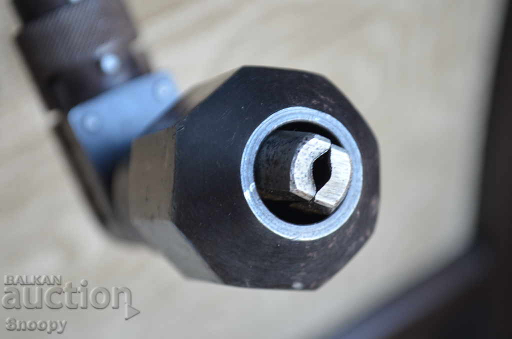 Instrument de găurit pentru tâmplărie din oțel cu mânere din lemn - 7