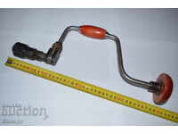 Instrument de găurit pentru tâmplărie din oțel cu mânere din lemn