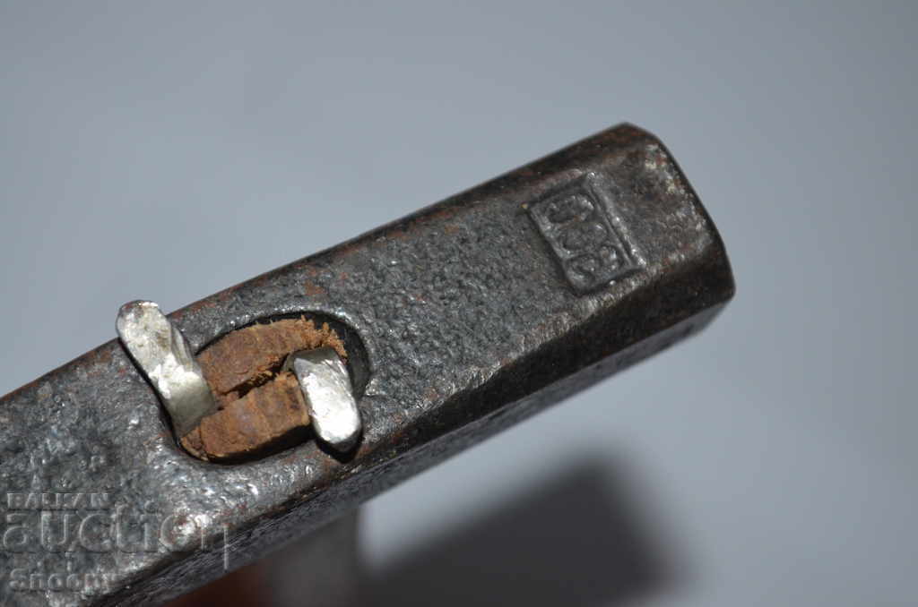 Auction Steel hammer with wooden handle Auction Steel hammer with wooden handle