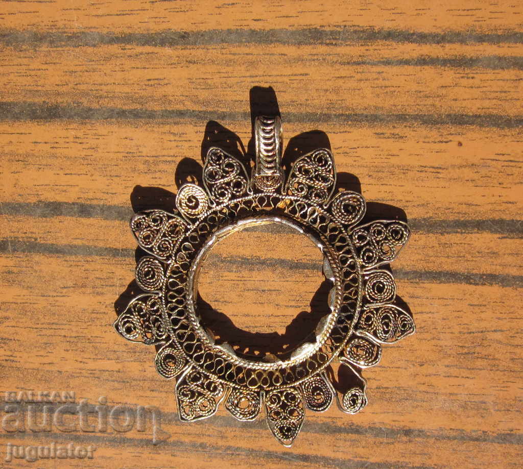 Auction  antique Bulgarian Revival silver jewelry with gilding