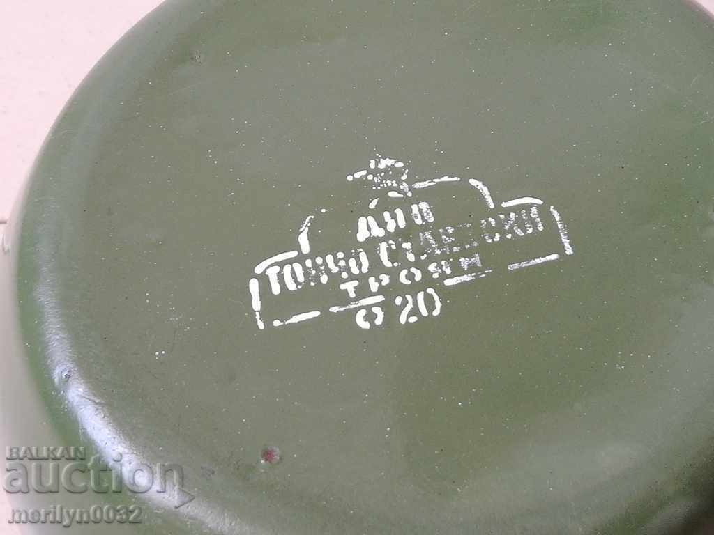Old enameled tsukal tsukal NRB enameled pot without lid - 6 Old enameled tsukal tsukal NRB enameled pot without lid - 6