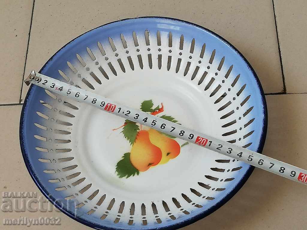 Old enamelled bread pan enamel from the 1960s - 7 Old enamelled bread pan enamel from the 1960s - 7