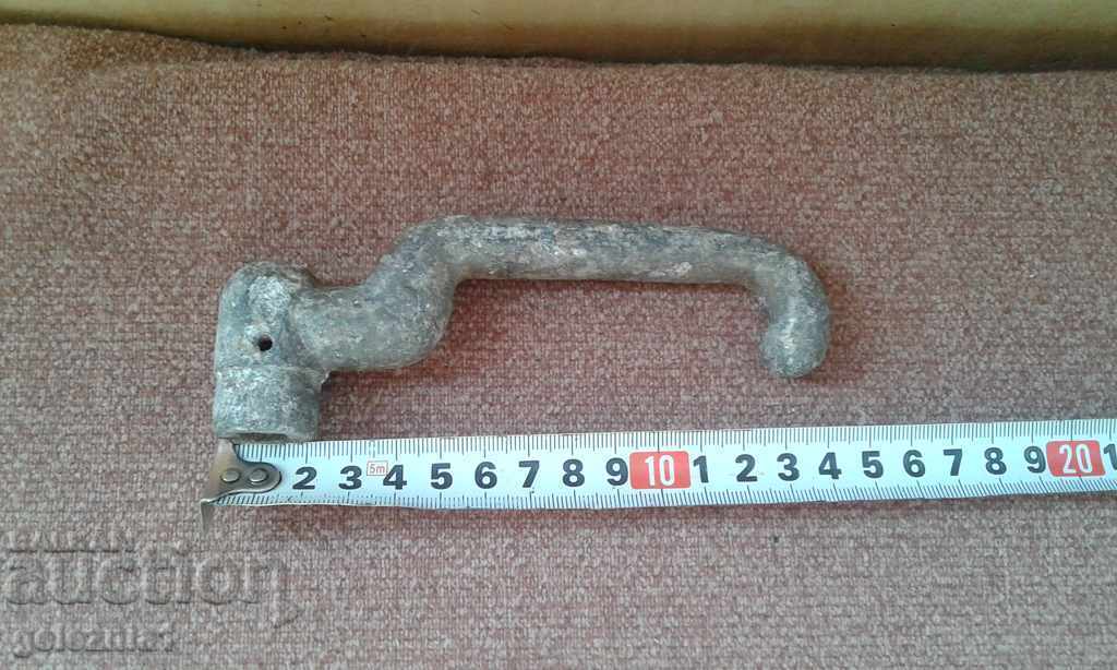 Old handle for the lock